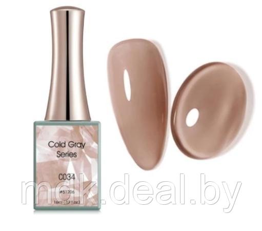 Гель-лак Canni Cold Gray 16ml C034 (с)