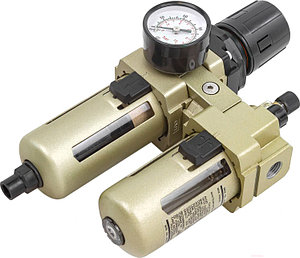 Блок подготовки воздуха 1/4'' FORCEKRAFT FK-AC3010-02D, фото 2