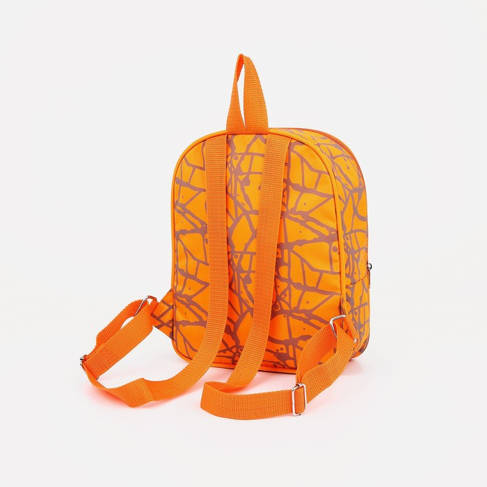 Рюкзак на молнии, наружный карман, цвет оранжевый - фото 2 - id-p207448810