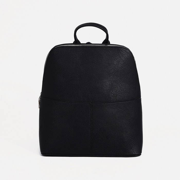Рюкзак на молнии, цвет чёрный - фото 1 - id-p207450829