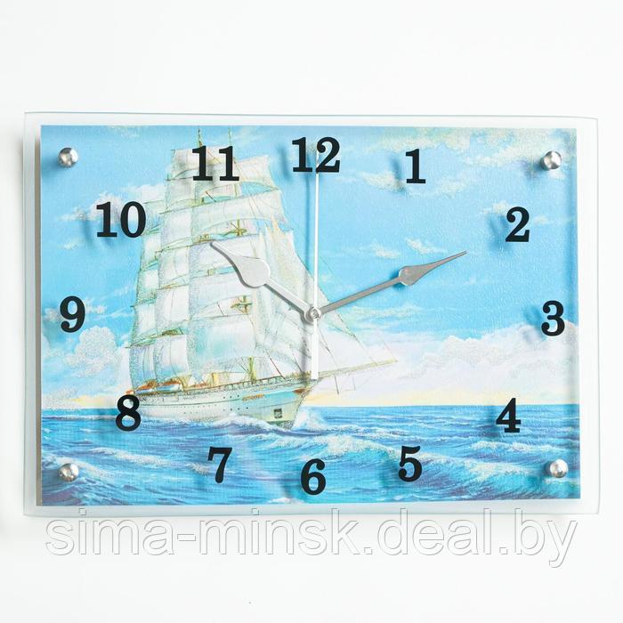 Часы настенные, серия: Море, "Корабль", 25х35 см - фото 4 - id-p207450459