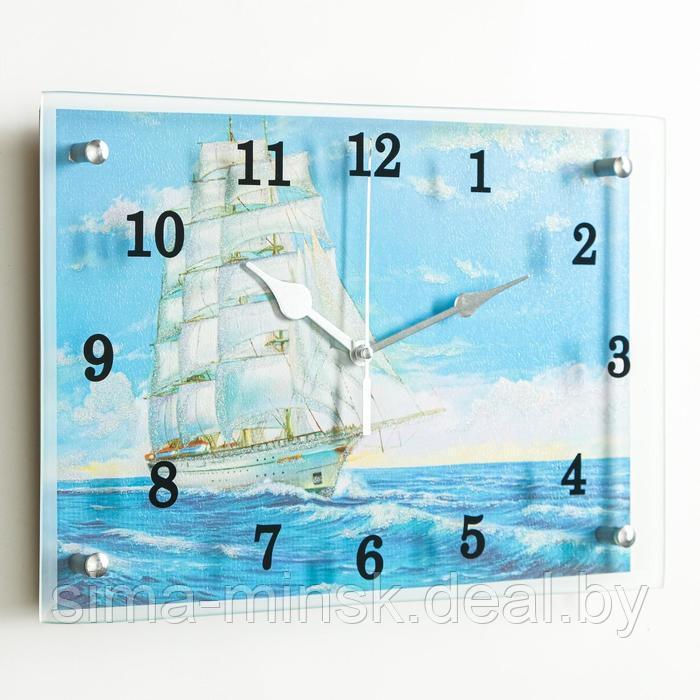 Часы настенные, серия: Море, "Корабль", 25х35 см - фото 5 - id-p207450459
