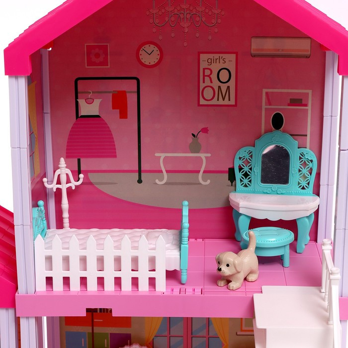 Дом для кукол «Дом принцессы» с мебелью и аксессуарами - фото 8 - id-p207454038