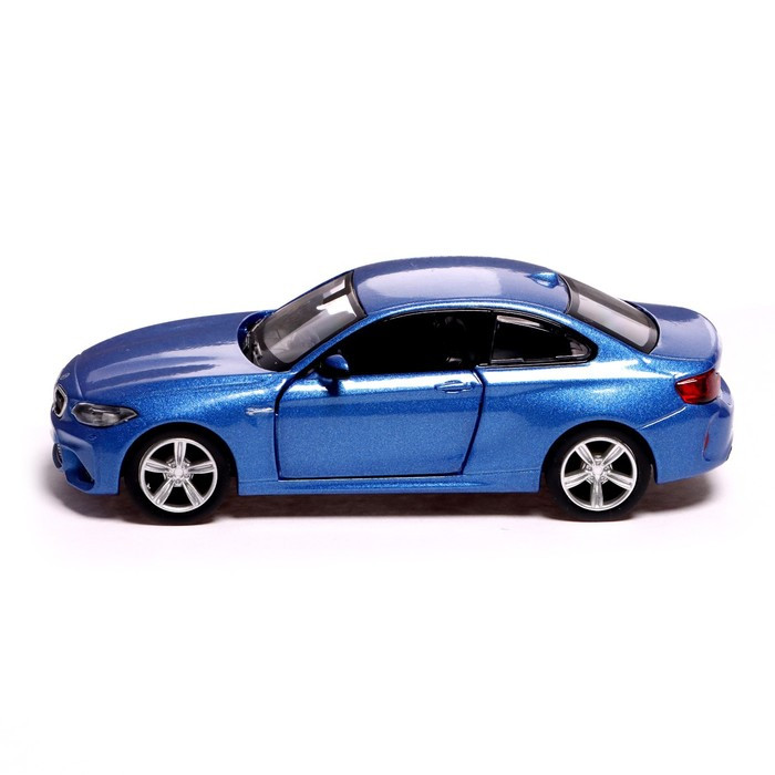 Машина металлическая BMW M2 COUPE, 1:32, инерция, открываются двери, цвет синий - фото 2 - id-p207452807