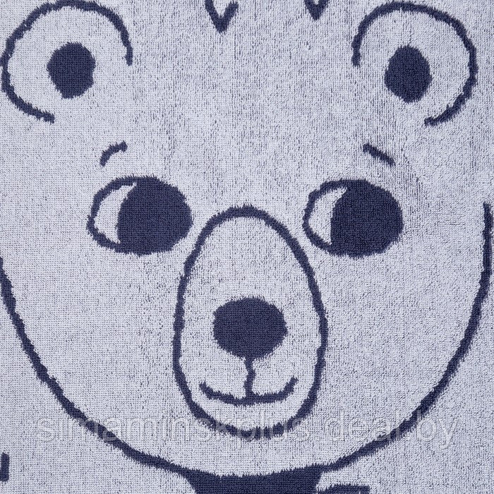 Полотенце махровое Этель "Медвежонок", 70х130 см, 100% хлопок, 420гр/м2 - фото 2 - id-p207451685