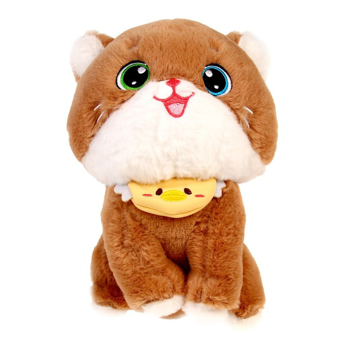 Мягкая игрушка «Кот», размер 21 см, цвет бежевый - фото 4 - id-p207453872