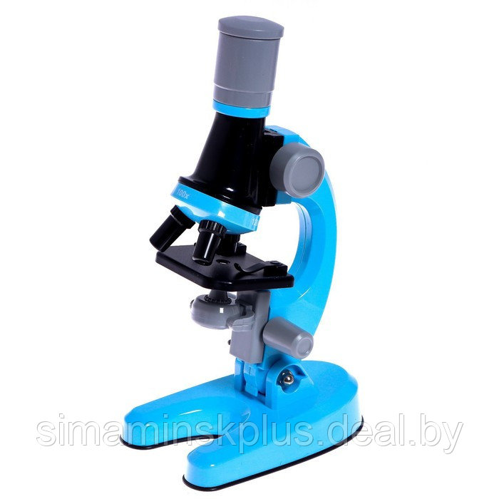 Микроскоп детский «Юный ботаник» кратность х100, х400, х1200, голубой, подсветка - фото 2 - id-p207453970