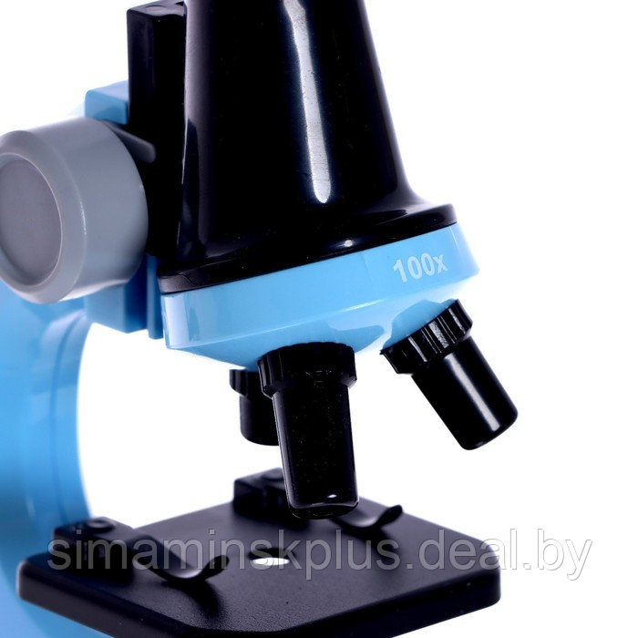 Микроскоп детский «Юный ботаник» кратность х100, х400, х1200, голубой, подсветка - фото 7 - id-p207453970