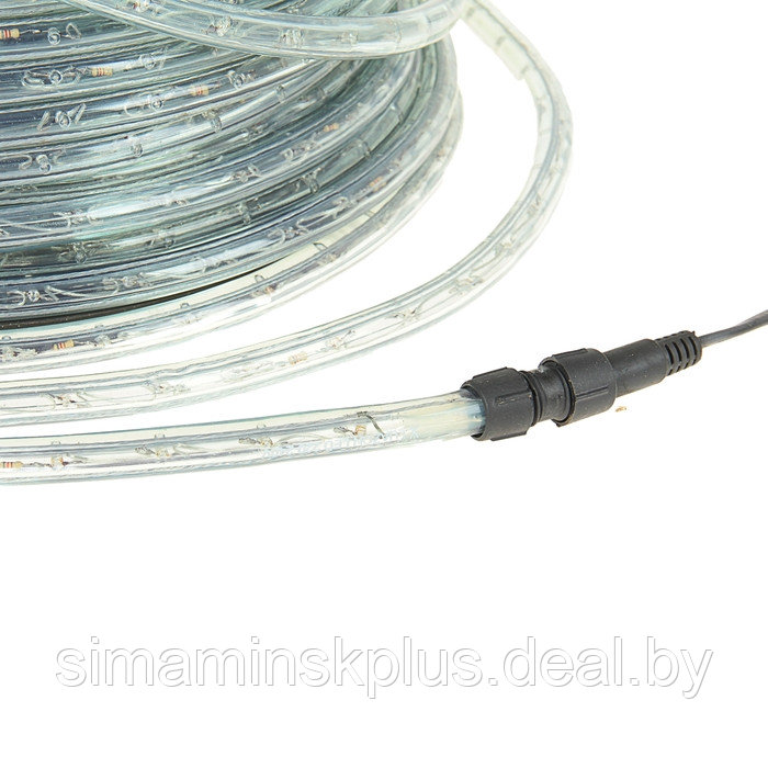 Световой шнур Luazon Lighting 13 мм, IP65, 100 м, 36 LED/м, 220 В, 3W, чейзинг, свечение жёлтое - фото 3 - id-p207459834