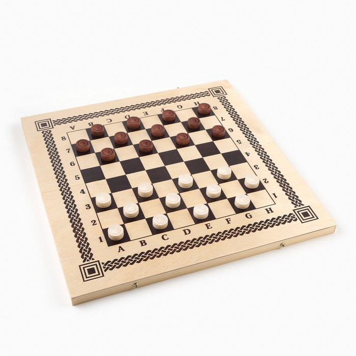 Настольная игра 3 в 1: нарды, шашки, шахматы, 40 х 40 см - фото 3 - id-p207454324