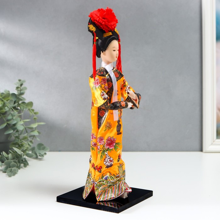 Кукла коллекционная "Китаянка в национальном платье" 32х12,5х12,5 см - фото 3 - id-p207459138