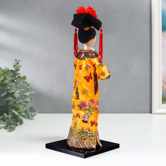 Кукла коллекционная "Китаянка в национальном платье" 32х12,5х12,5 см - фото 4 - id-p207459138