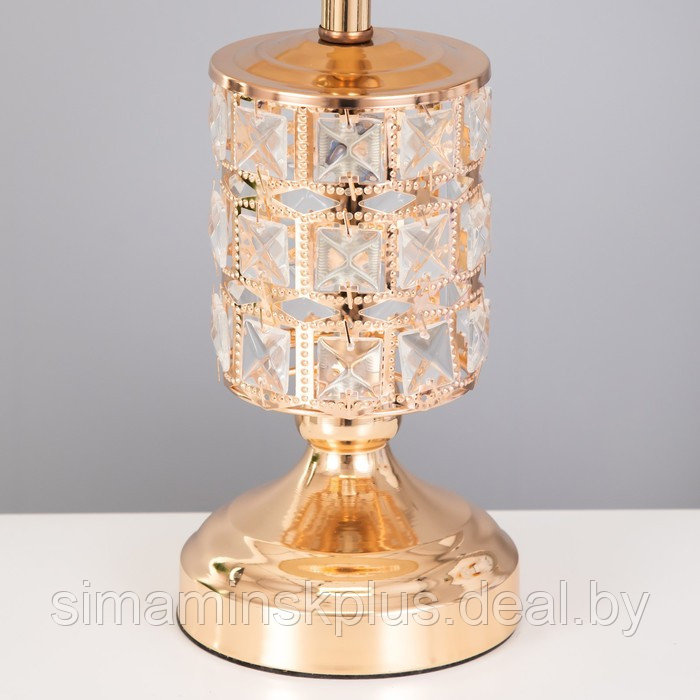 Настольная лампа с подсветкой 16680/1 E27 40Вт золото - фото 5 - id-p207463823