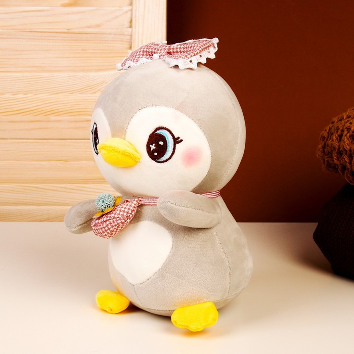 Мягкая игрушка «Пингвин», размер 22 см, цвет серый - фото 1 - id-p207455716