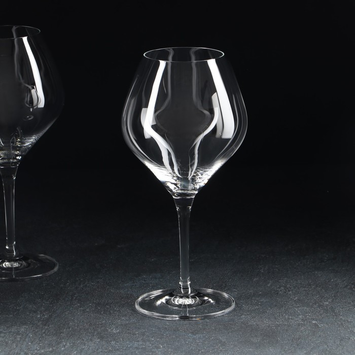 Набор бокалов для вина «Аморосо», 2 шт, 350 мл, хрустальное стекло - фото 2 - id-p207464743