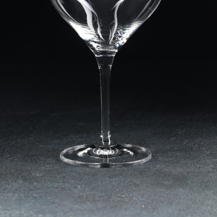 Набор бокалов для вина «Аморосо», 2 шт, 350 мл, хрустальное стекло - фото 4 - id-p207464743
