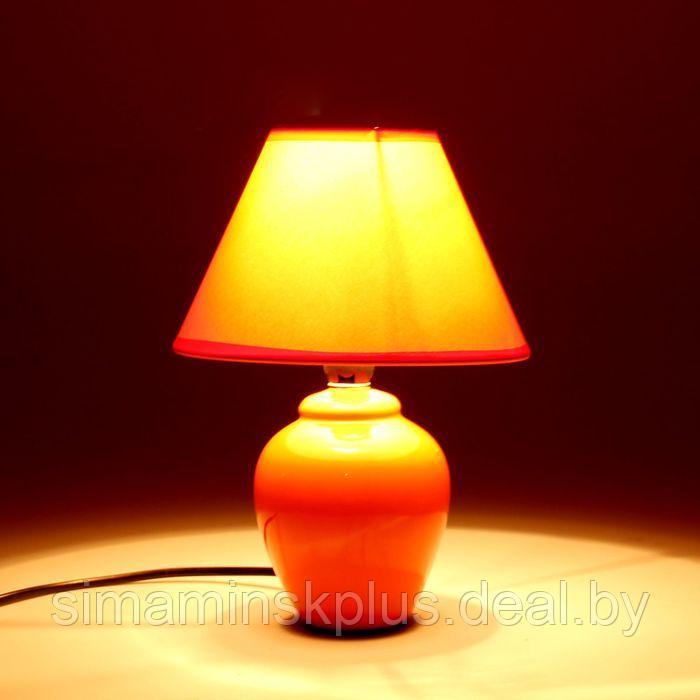 Лампа настольная с абажуром "Ваза" E14, 220V 17х17х25 см - фото 2 - id-p207463588