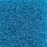 Губка прямоугольная, крупнопористая, лист 50 х 50 х 5 см, синий, фото 4