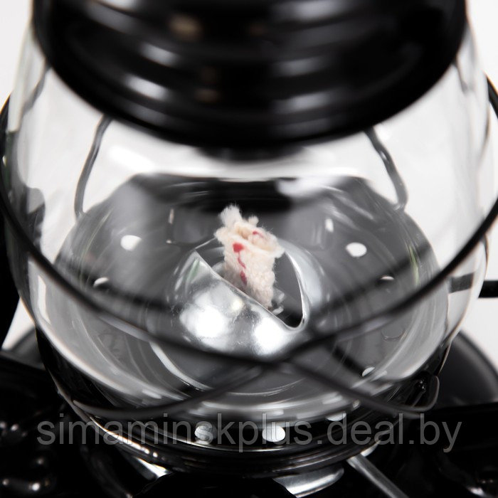 Керосиновая лампа декоративная черный 9,5х12,5х19 см - фото 7 - id-p207463865