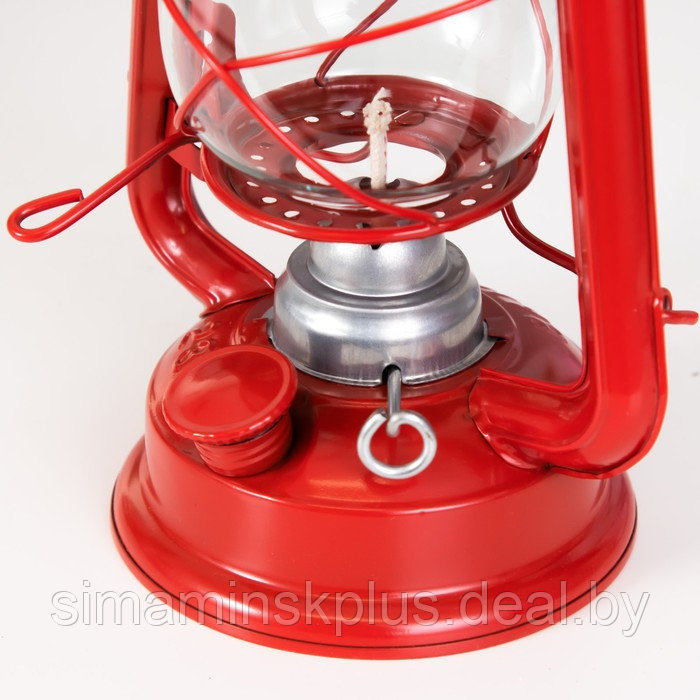 Керосиновая лампа декоративная красный 11.5*15*25 см - фото 6 - id-p207463868