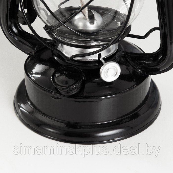 Керосиновая лампа декоративная черный 14х18х27,5 см - фото 3 - id-p207463871
