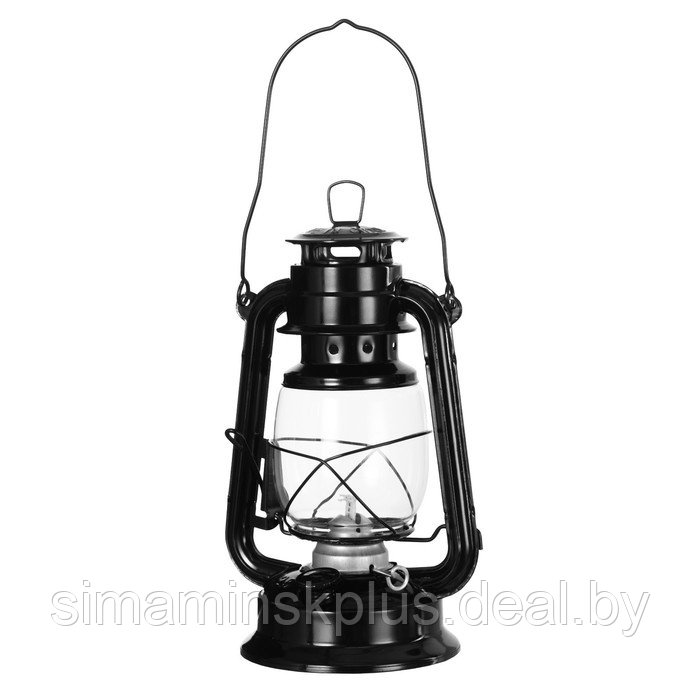 Керосиновая лампа декоративная черный 14х18х27,5 см - фото 10 - id-p207463871