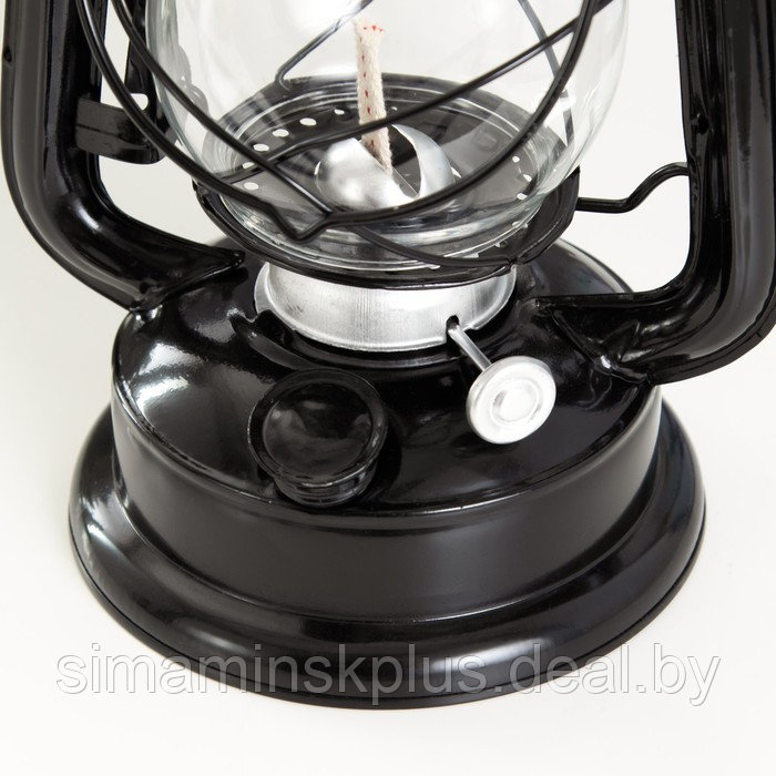 Керосиновая лампа декоративная черный 14х18х30 см - фото 3 - id-p207463872