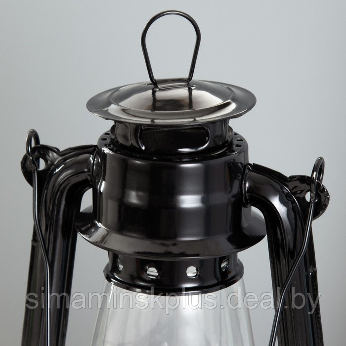 Керосиновая лампа декоративная черный 14х18х30 см - фото 4 - id-p207463872