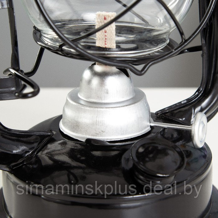 Керосиновая лампа декоративная черный 14х18х30 см - фото 5 - id-p207463872