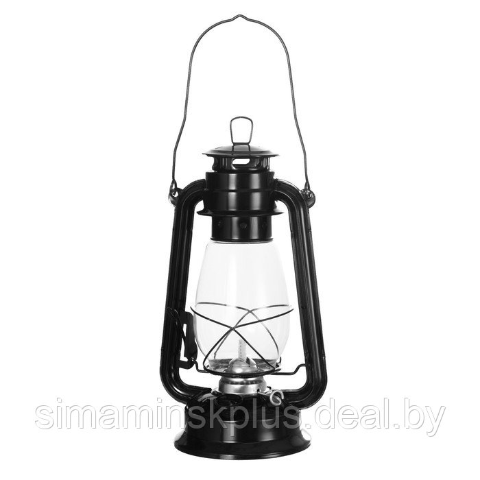 Керосиновая лампа декоративная черный 14х18х30 см - фото 10 - id-p207463872