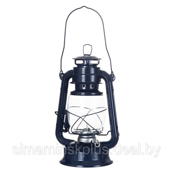 Керосиновая лампа декоративная синий 14х18х27,5 см - фото 10 - id-p207463873