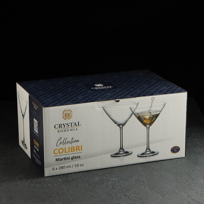 Набор бокалов для мартини Colibri, 280 мл, 6 шт - фото 3 - id-p207464790