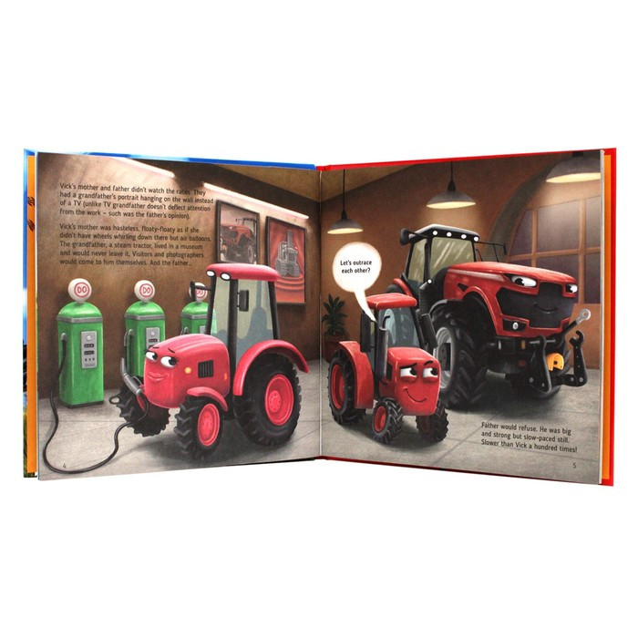 Книга на английском языке The tractor called Vick and the big race - фото 2 - id-p207458605