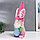 Кукла интерьерная "Гном в шапке с зайчьими ушами, с мешком" розовый 40х14 см, фото 3