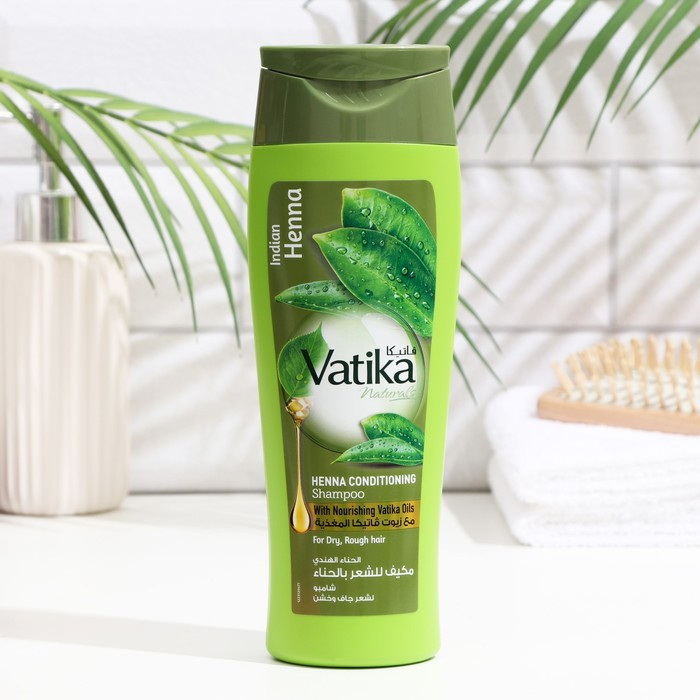 Шампунь для волос Dabur VATIKA Henna с хной, 400 мл - фото 3 - id-p207461594