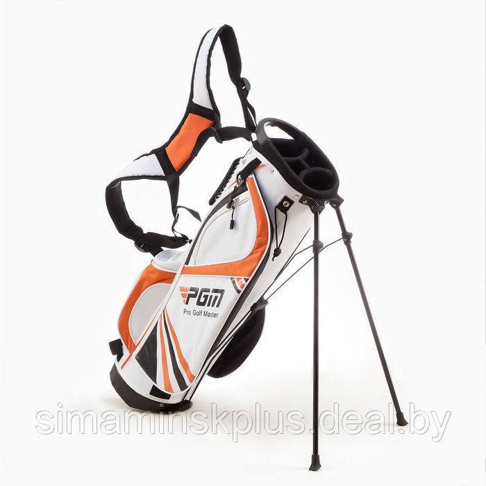 Сумка для гольфа PGM, для клюшек, отверстия 19х28 см, нейлон. оранжевая - фото 4 - id-p207466716