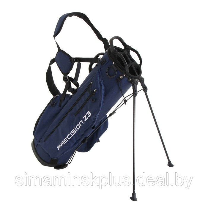 Сумка для гольфа PGM, для клюшек, отверстие 18х21 см, 125х30х33 см, темно-синяя - фото 2 - id-p207466718
