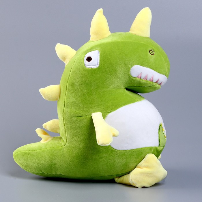 Мягкая игрушка «Динозаврик», 40 см, цвет зелёный - фото 3 - id-p207456013