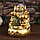 Фонтан настольный от сети, подсветка "Мешок с золотыми слитками" золото 21х15х12 см, фото 3