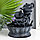 Фонтан настольный с подсветкой "Маленький Будда с чайником" 25х19,5х19,5 см, фото 4
