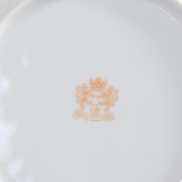Набор тарелок Rococo, 6 шт: d=19 см, цвет белый, фарфор - фото 5 - id-p207466090