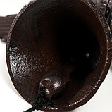 Колокол сувенирный чугун "Летящий филин" 33х13х36,5 см, фото 5