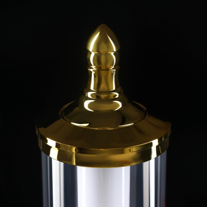 Башня пивная «Петронас», 3 л, колба с подсветкой, 2 батарейки, цвет золотой - фото 4 - id-p207463503