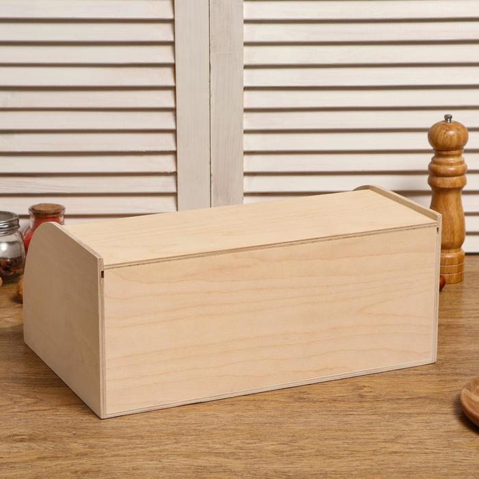 Хлебница деревянная "Буханка", 38×24.5×16.5 см - фото 3 - id-p207465691