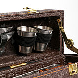 Набор с шампурами подарочный "Элит-XS" в коробке из эко-кожи №13, фото 8