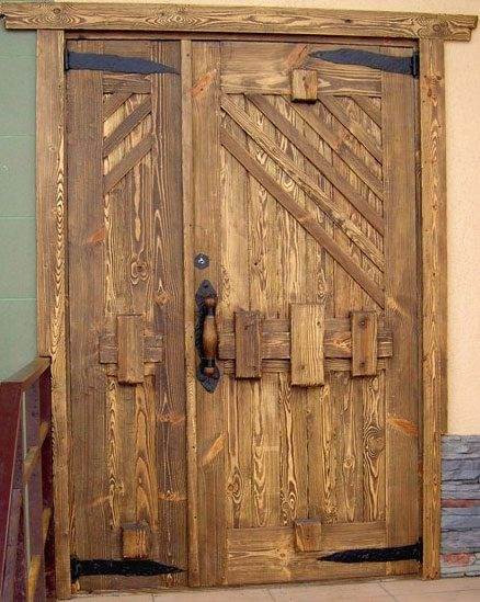 Двери деревянные искусственного старения - фото 1 - id-p28882737