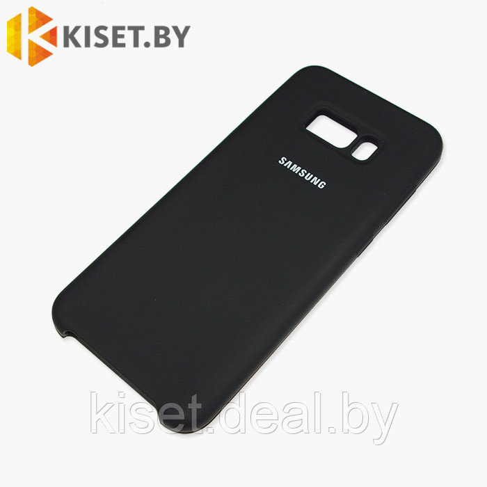Soft-touch бампер KST Silicone Cover для Samsung Galaxy S8 Plus (G955) черный - фото 1 - id-p207481038