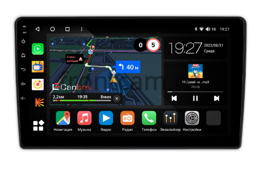 Штатная магнитола Canbox для VW T5 экран 10 на Android 10   4/64gb