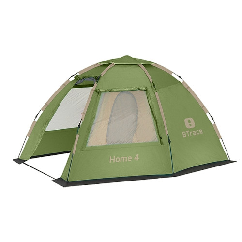 Палатка BTrace Home 4 green/beige