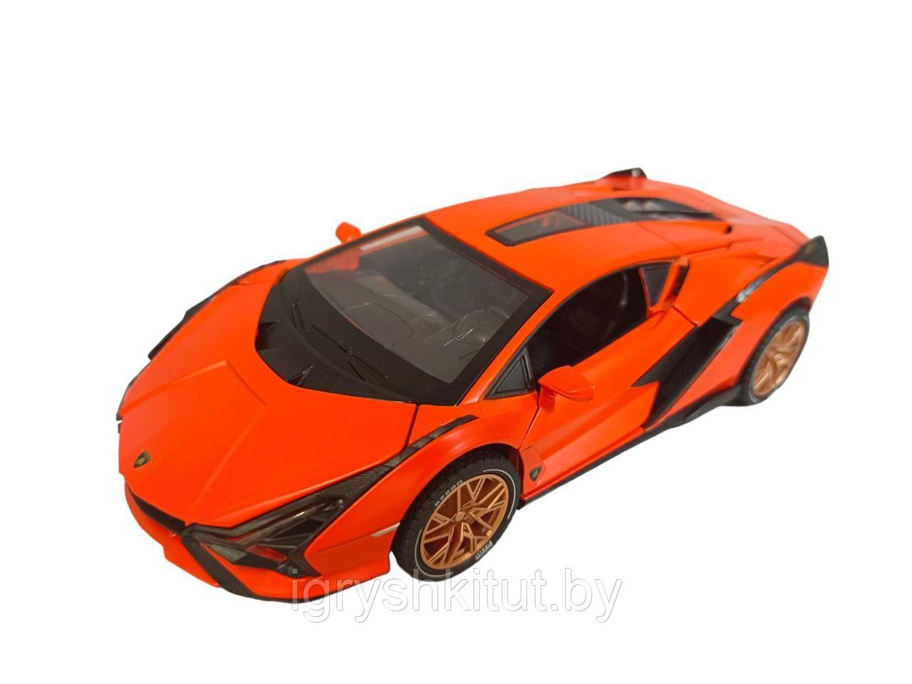 Машина Lamborghini инерционная, металл, свет, звук, пар - фото 5 - id-p207497152